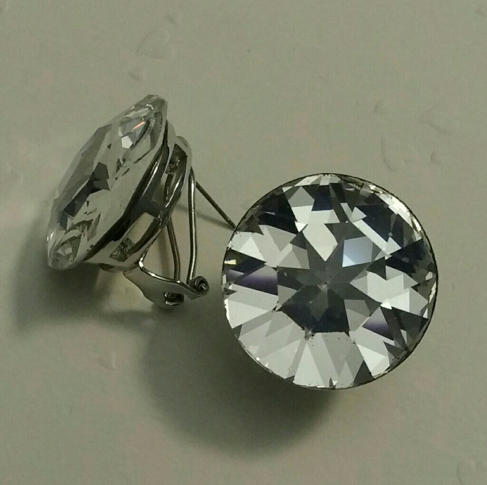 Large Stone Earrings - Picture 4 of 7